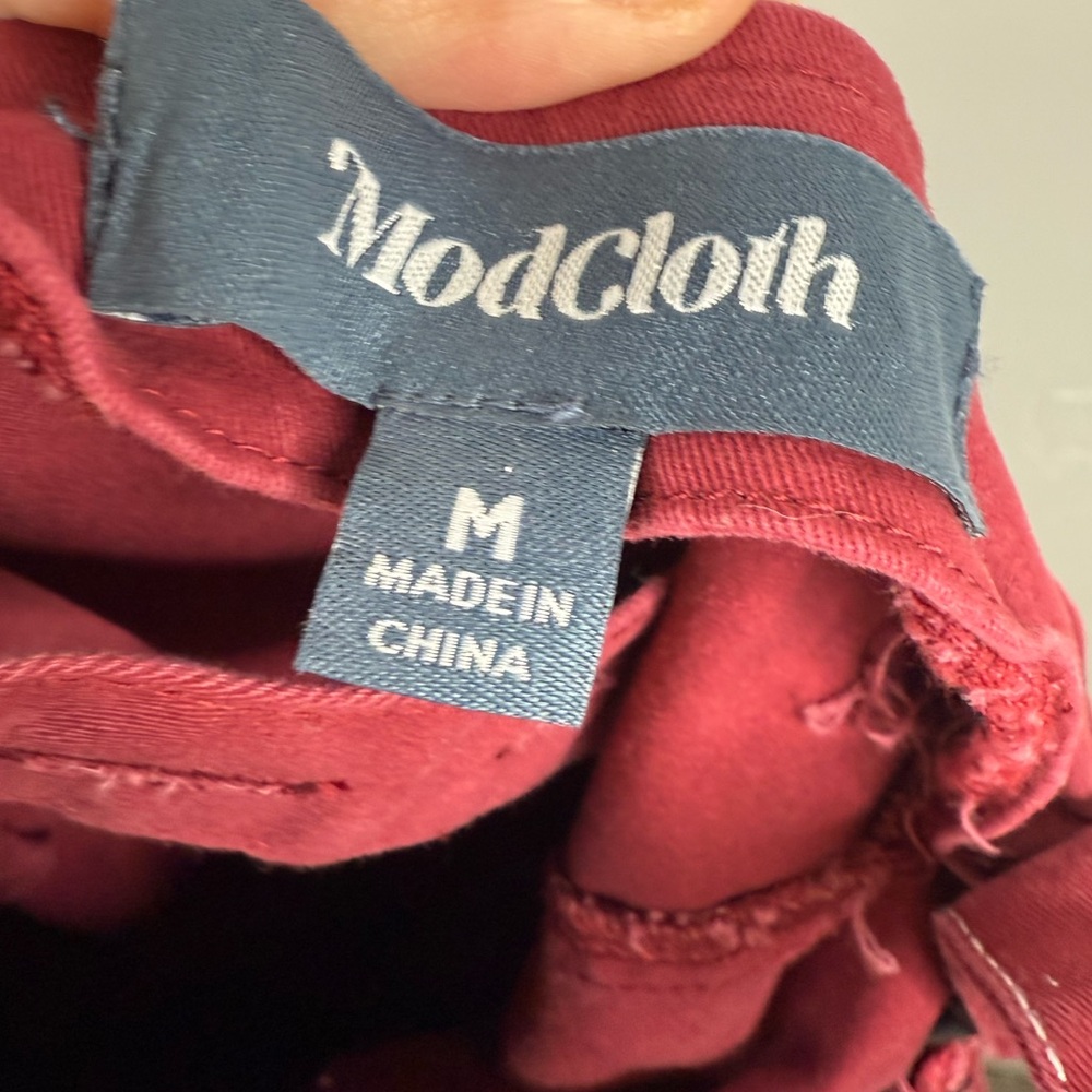 Modcloth A Solid Plan Cropped Jumpsuit Romper Ove… - image 5